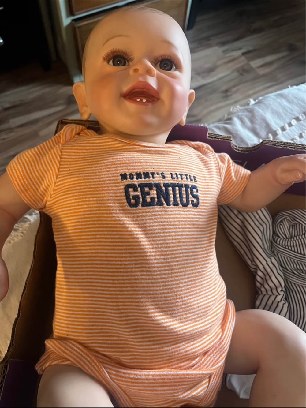 Lifelike realistic doll